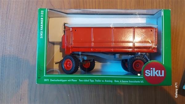 Siku 2872 Welger kieper 2-zijdig - rood, Ophalen of Verzenden, Zo goed als nieuw, Tractor of Landbouw, SIKU
