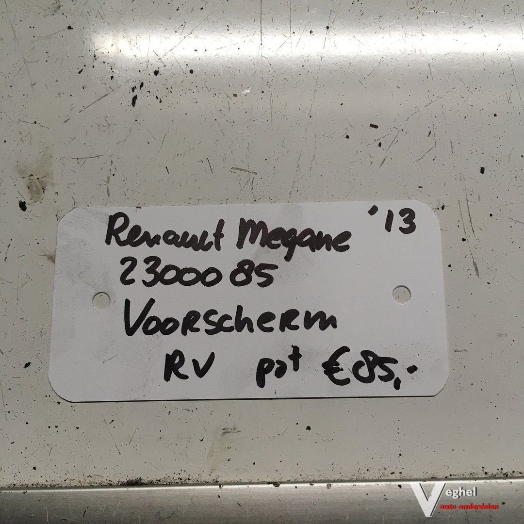 Renault Megane 5drs 1.5 DCI 2013 2300085  Voorscherm Linksvo, Ophalen, Gebruikt, -, -
