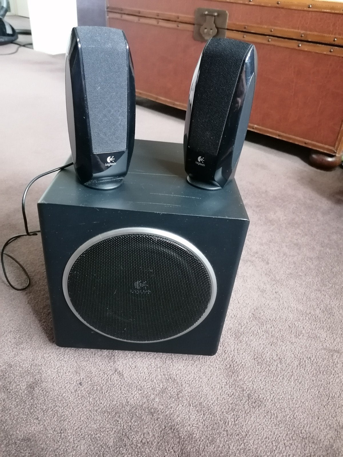 Logitech 2.1 Luidsprekerset met Subwoofer, Ophalen, Gebruikt, Audiokanaal 2.1, Logitech