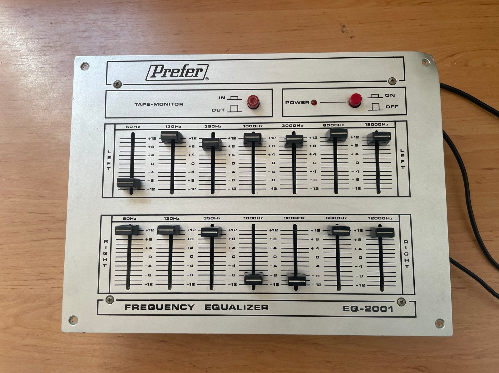 Prefer EQ-2001 Frequentie Equalizer, Ophalen of Verzenden, Gebruikt, Stereo, Overige merken