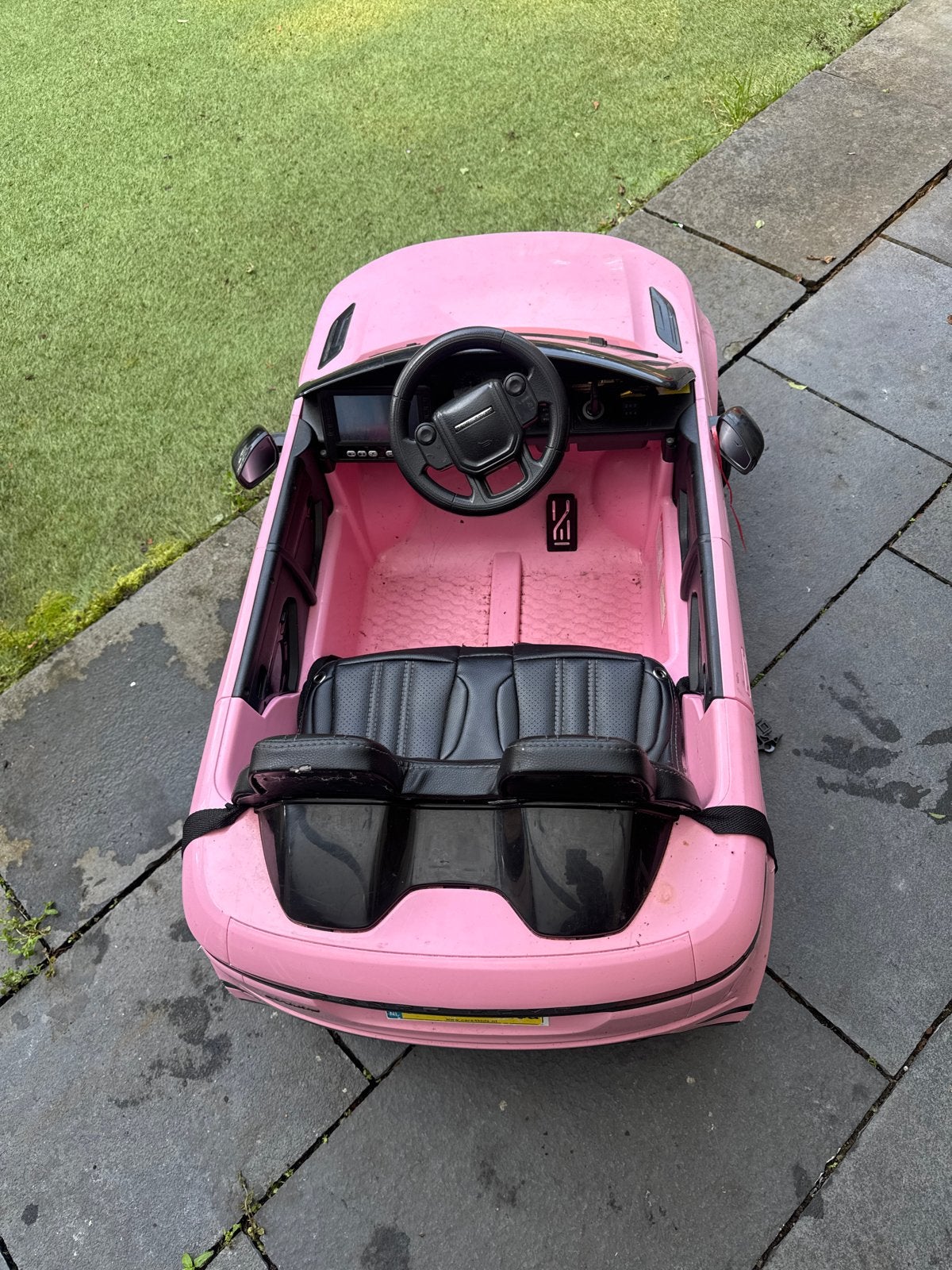 Roze elektrische kinderauto Range Rover gratis aphalen, Ophalen of Verzenden, Gebruikt