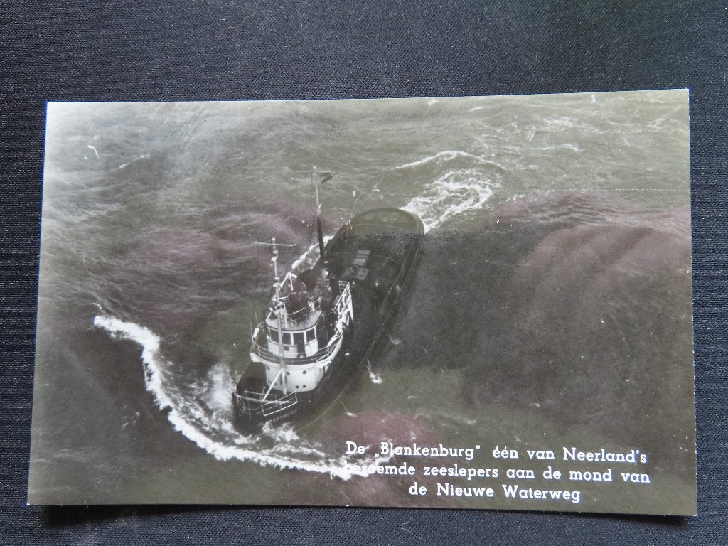 ansichtkaart sleepboot "Blankenburg "Smit & co, Ophalen of Verzenden, Gebruikt, Motorboot, Kaart, Foto of Prent