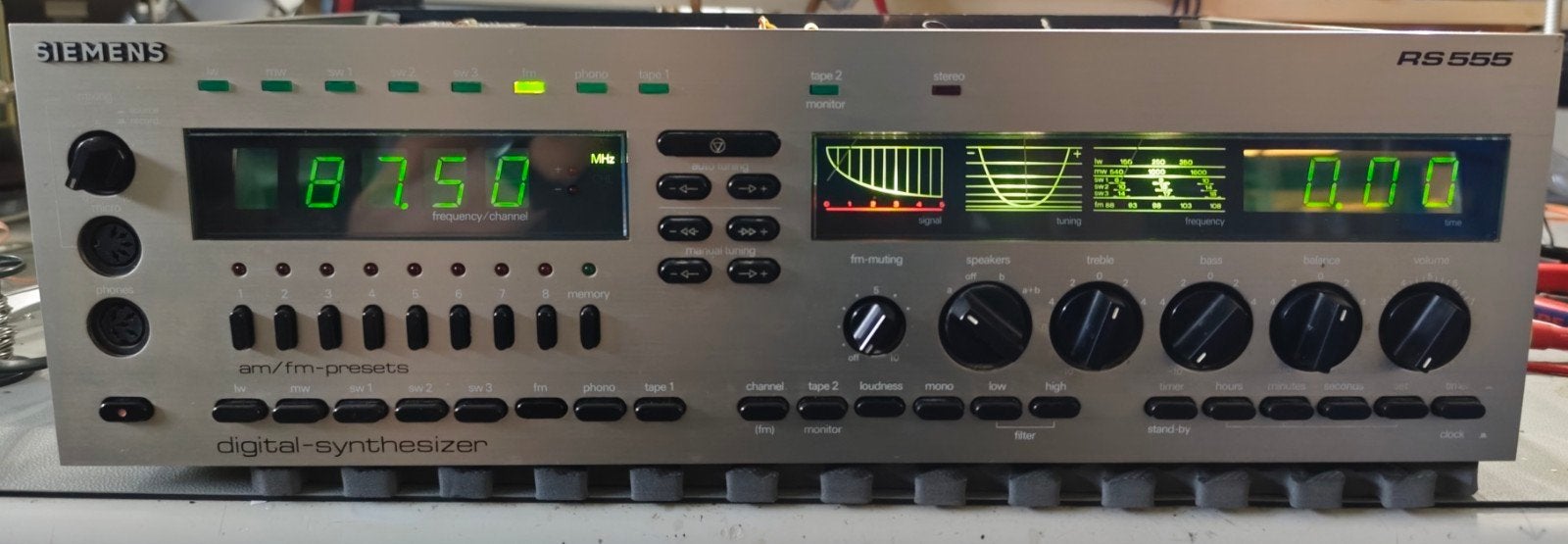 Siemens RS 555 Receiver in goede staat, Ophalen of Verzenden, Gebruikt, Analoog