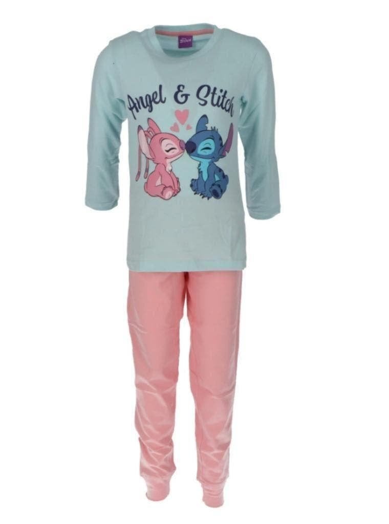 Stitch en Angel Pyjama - Maat 98/104 - Disney - Katoen, Nacht- of Onderkleding, Meisje, Nieuw, Disney Stitch