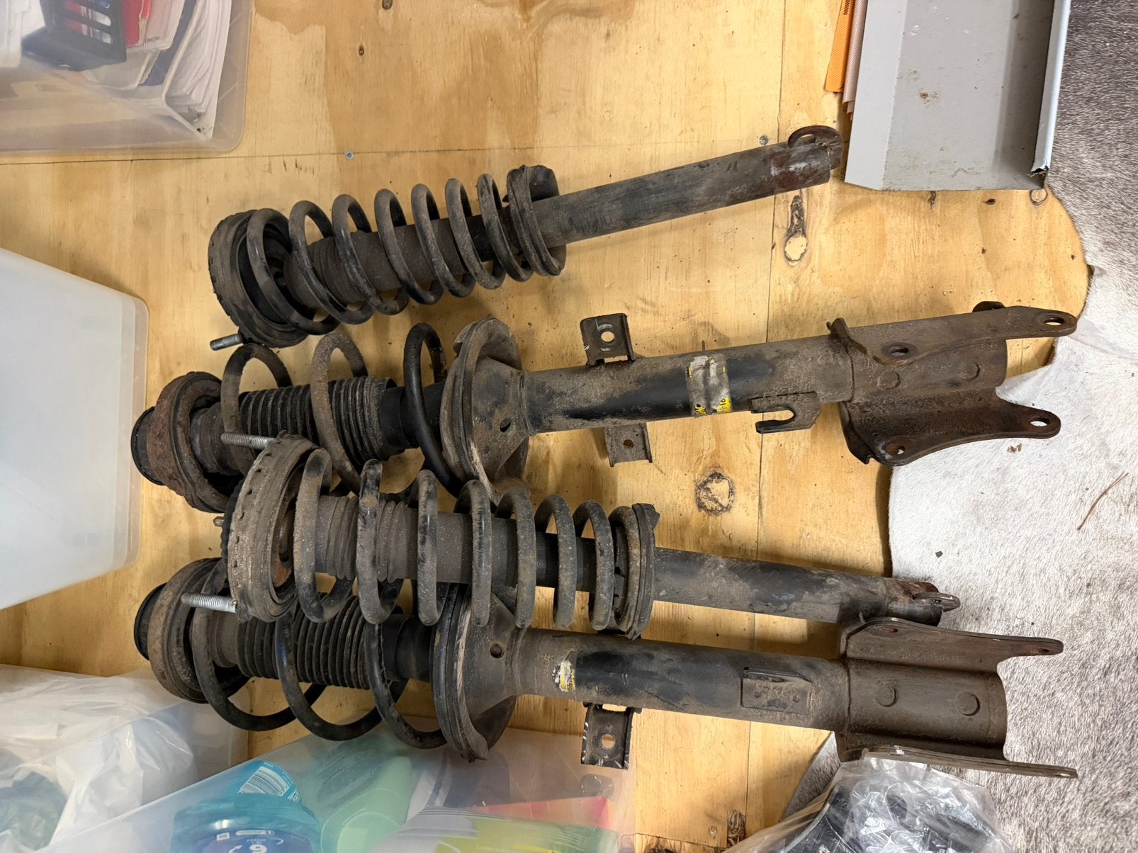 Set TI veerpoten 156 alfa romeo, Auto-onderdelen, Ophalen, Alfa Romeo