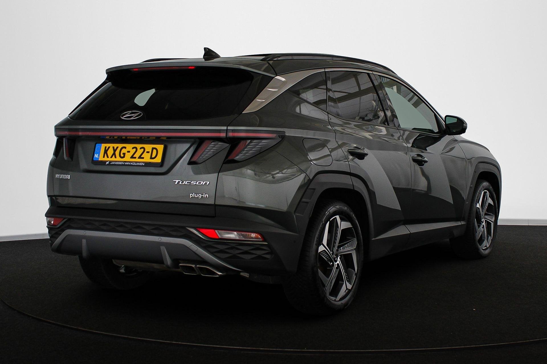 Hyundai Tucson 1.6 T-GDI PHEV Premium Sky 4WD Pano Leder Sto, Auto's, Automaat, 1350 kg, 14 kWh, 4 cilinders