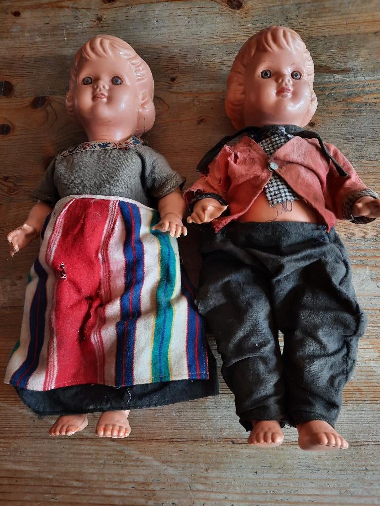 2 Wildebras poppen, Ophalen of Verzenden, Gebruikt, Pop