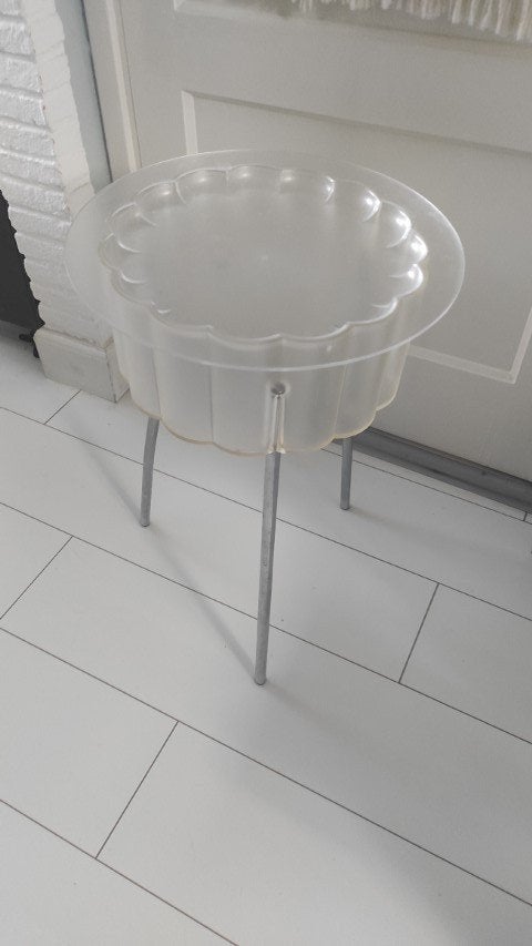 Vintage tafeltje krukje Ikea Hatten jaren 90, Ophalen of Verzenden, Gebruikt, Kunststof