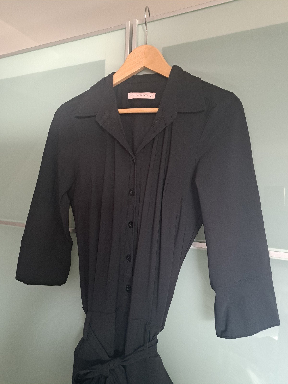 Mooi zwarte jumpsuit Studio Anneloes maat S, Ophalen of Verzenden, Zo goed als nieuw, Maat 38/40 (M), Zwart
