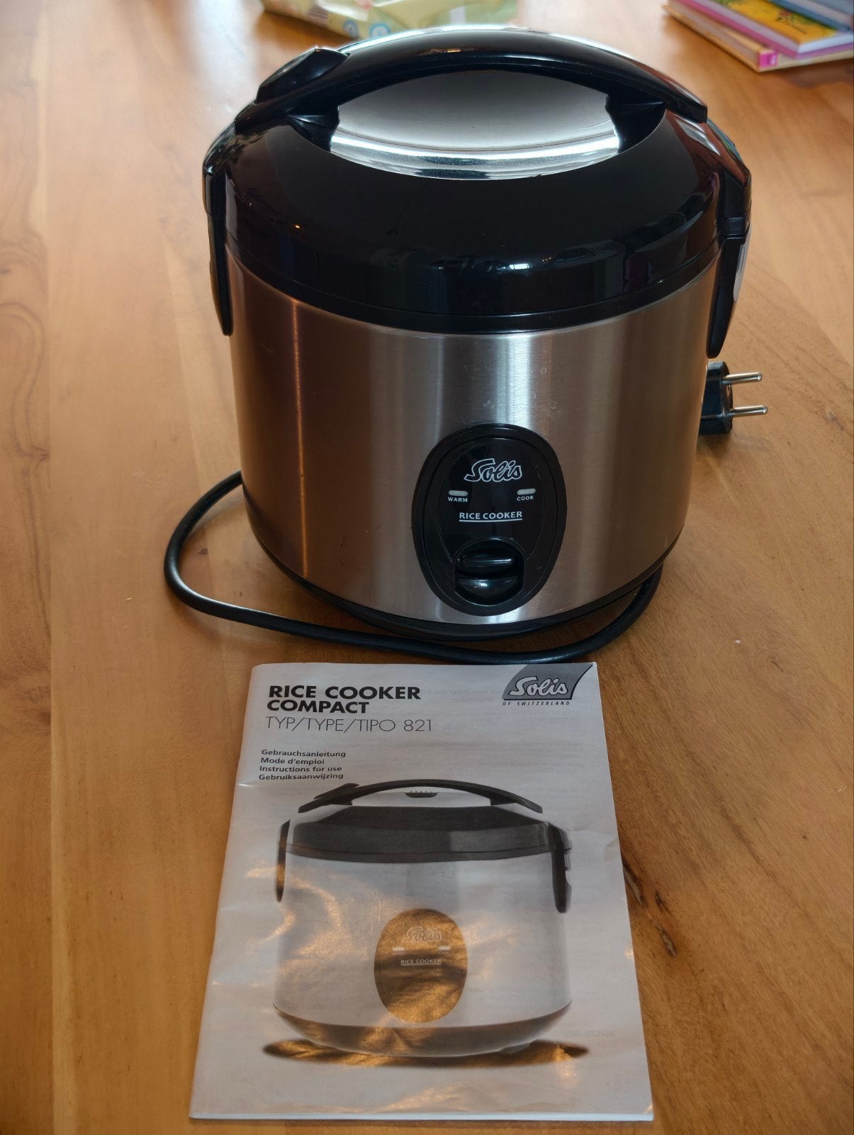 Solis Rice Cooker Compact 0.8l Type 821 - Rijstkoker, Ophalen of Verzenden, Gebruikt