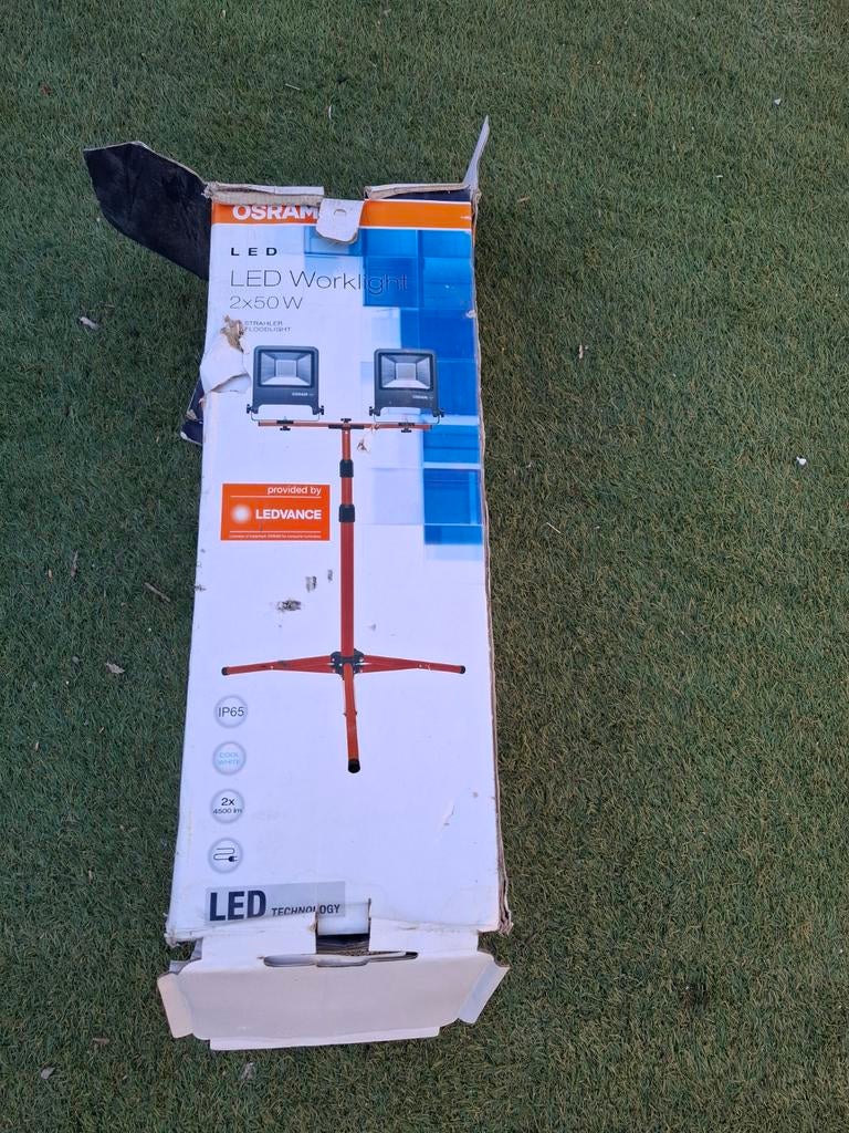 Bouwlamp, Ophalen, Zo goed als nieuw, 500 watt of meer, Lamp