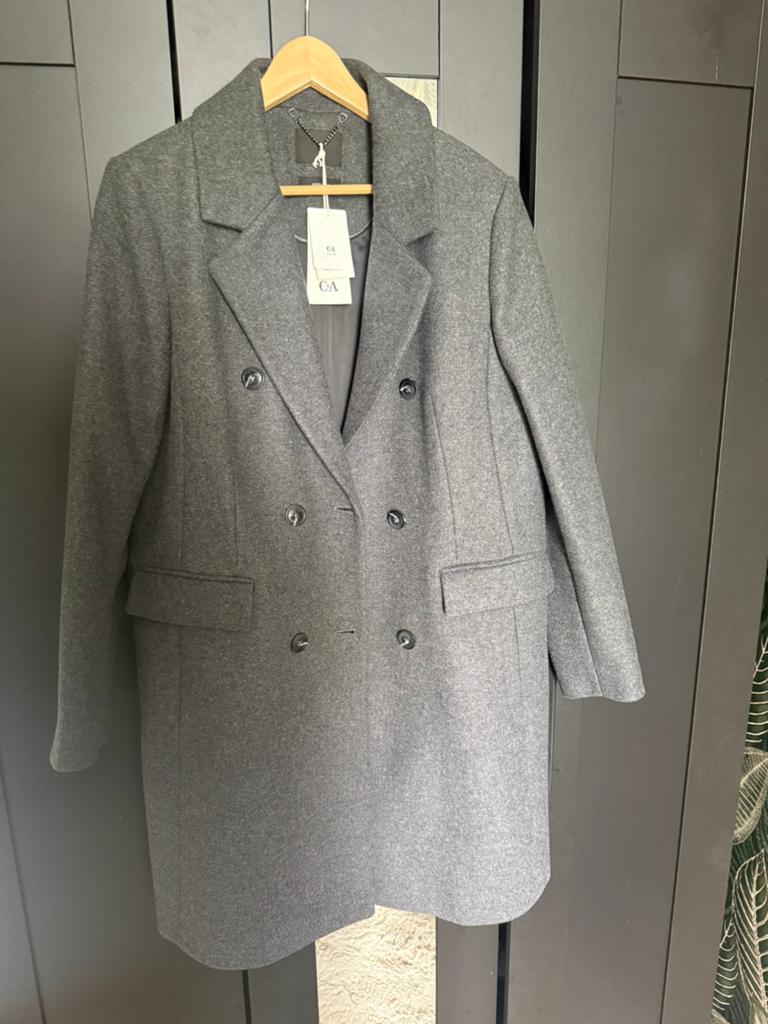 Jassen, Kleding | Dames, Jassen | Winter, Ophalen, Zo goed als nieuw, Maat 42/44 (L), Zwart