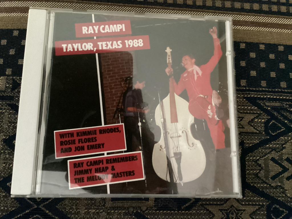 Ray Campi - Taylor, Texas 1988 CD (Bear Family Records), Ophalen of Verzenden, Zo goed als nieuw