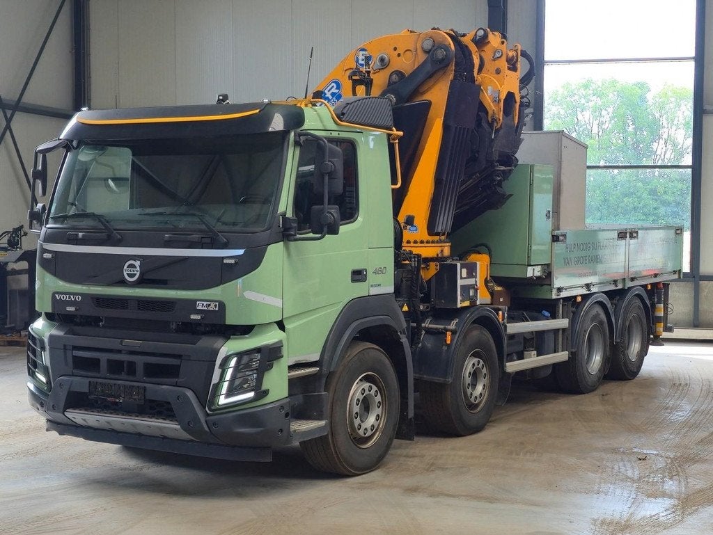 Volvo FMX 460 8x4 !EFFER 95TM 955!CROSSTAB! FLY-JIB/LIER!EUR, Automaat, Achterwielaandrijving, 460 pk, Euro 6
