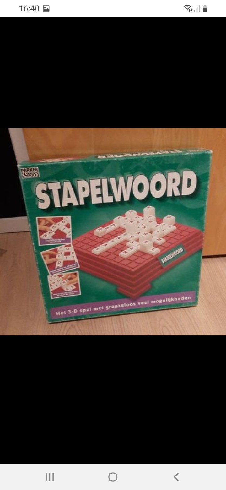 Stapelwoord - Het 3-D spel met grenzeloos veel mogelijkheden, Hobby en Vrije tijd, Gezelschapsspellen | Bordspellen, Gebruikt
