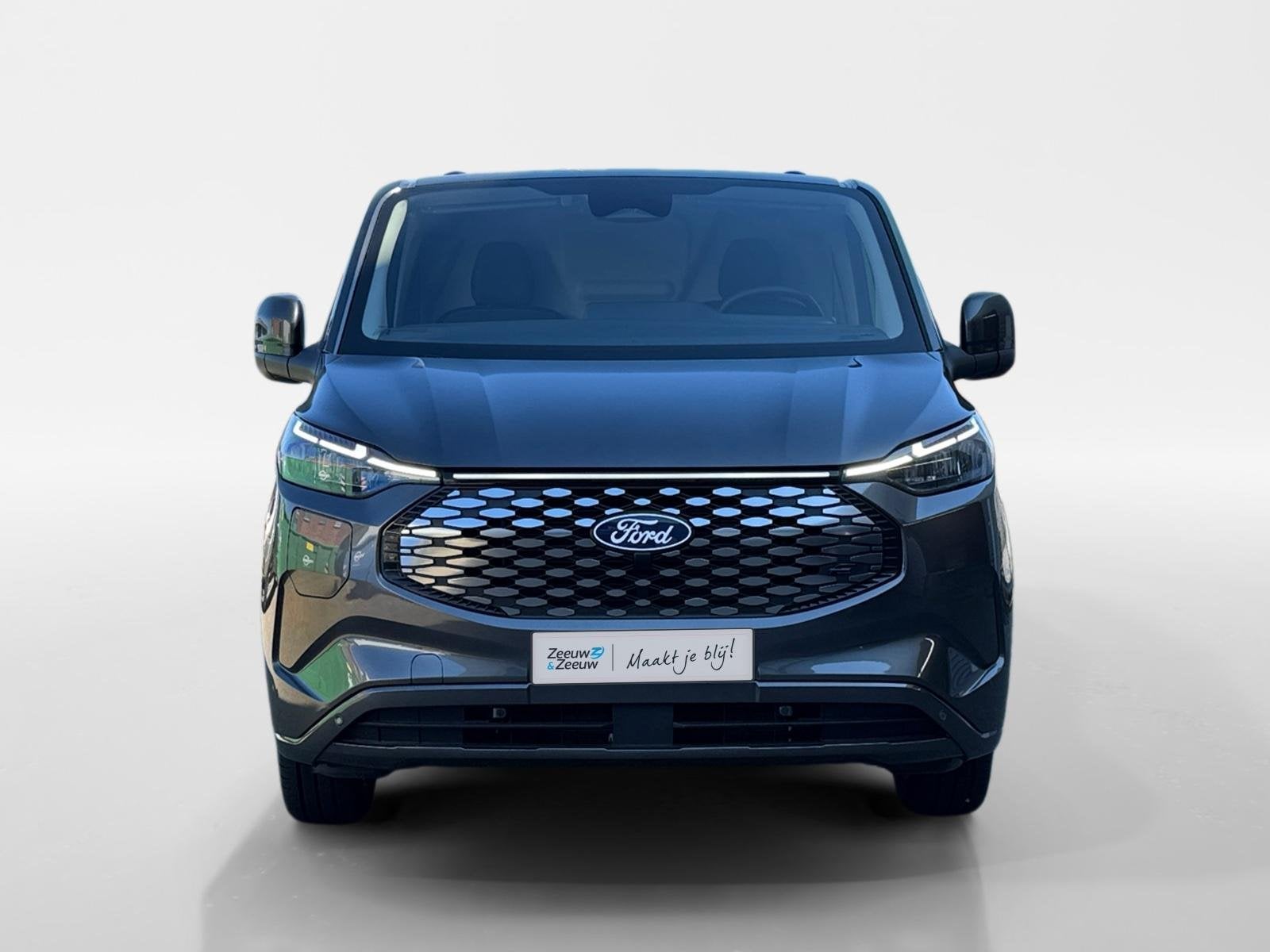 Ford E-Transit Custom 320 L2H1 Limited 64 kWh | DEMO | Inkla, Auto's, Bestelauto's, Automaat, Met garantie (alle), 470 min, 2 stoelen