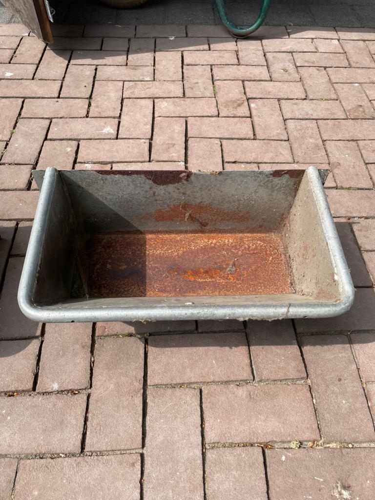 Metalen voerbakken 2x, Dieren en Toebehoren, Ophalen, Gebruikt, Overige soorten