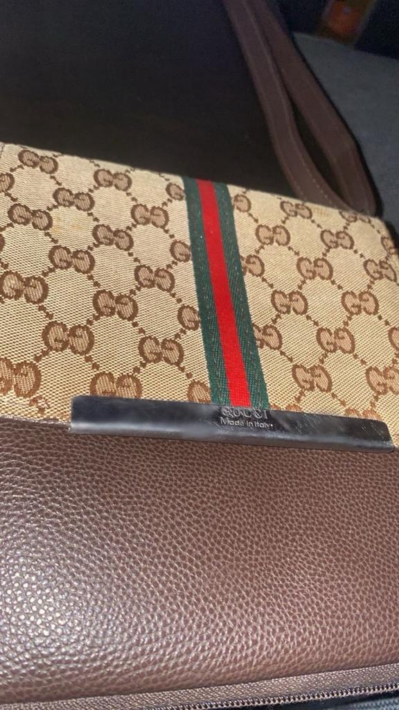 Gucci tasje, Ophalen of Verzenden, Zo goed als nieuw, Bruin, Schoudertasje