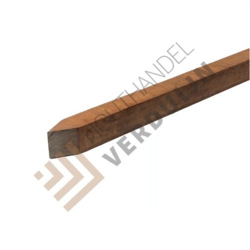 Paal hardhout fijnbezaagd 60 x 60 x 4000 mm, Palen, Nieuw, Ophalen of Verzenden, Hardhout