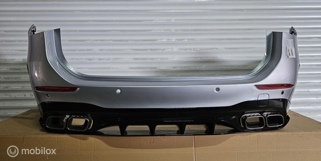 Mercedes C63 C63s amg bumper W206 S206 diffuser A2068851203, Gebruikt, Ophalen of Verzenden, Achter, Bumper