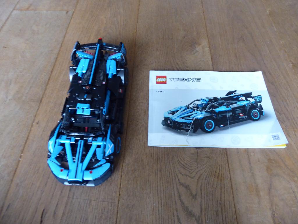 Lego Bugatti Bolide Agile Blue 42162, Lego, Compleet, Ophalen of Verzenden, Zo goed als nieuw