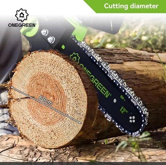 OneGreen - Elektrische Kettingzaag - Accu Kettingzaag - 6000, Corvance B.V., Verzenden, Nieuw, Corvancebol@gmail.com