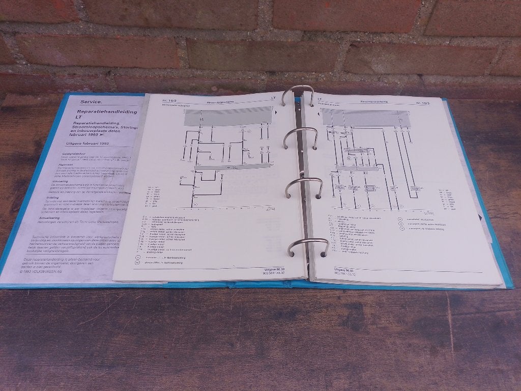 Vw LT type 1 vanaf 1992 dealer werkplaatsboek Stroomschema's, Ophalen of Verzenden, Gelezen, Volkswagen