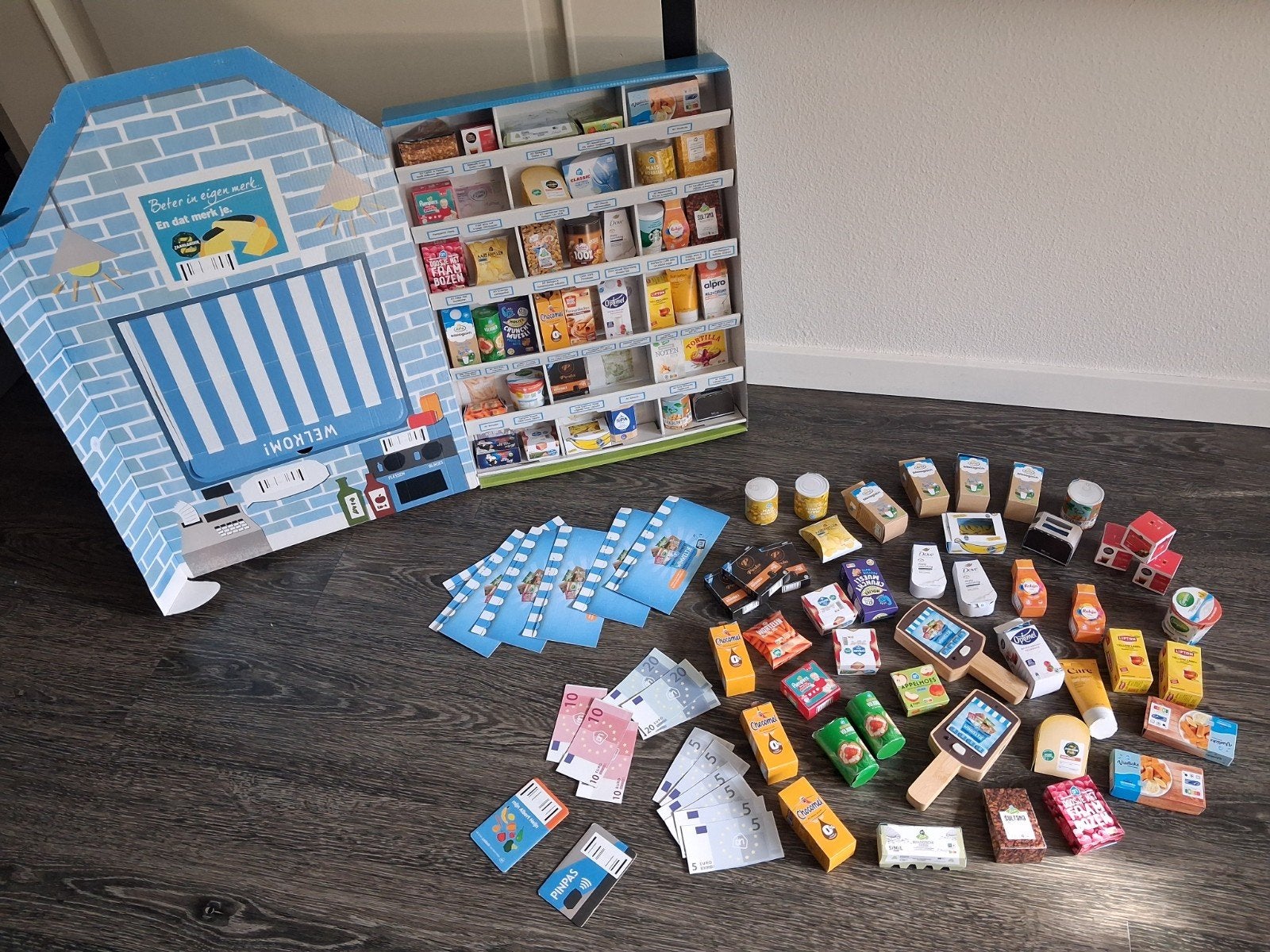 Albert Heijn winkel met mini's, 2 handscanners en 42 extra m, Albert Heijn, Ophalen