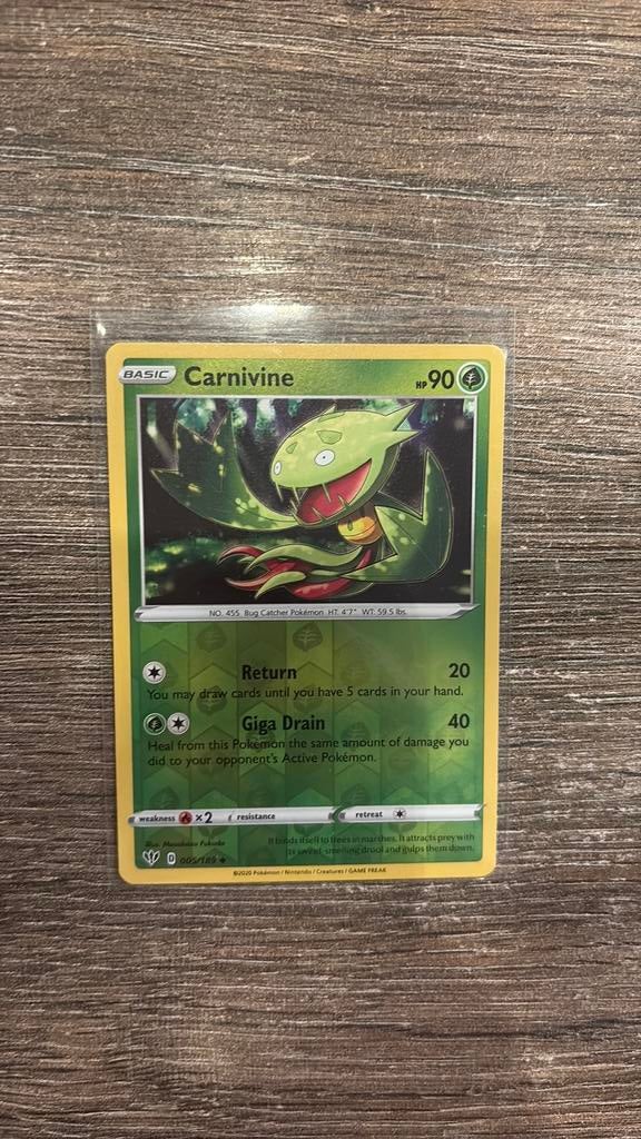 DAA Carnivine 005/189 Reverse holo, Ophalen of Verzenden, Zo goed als nieuw