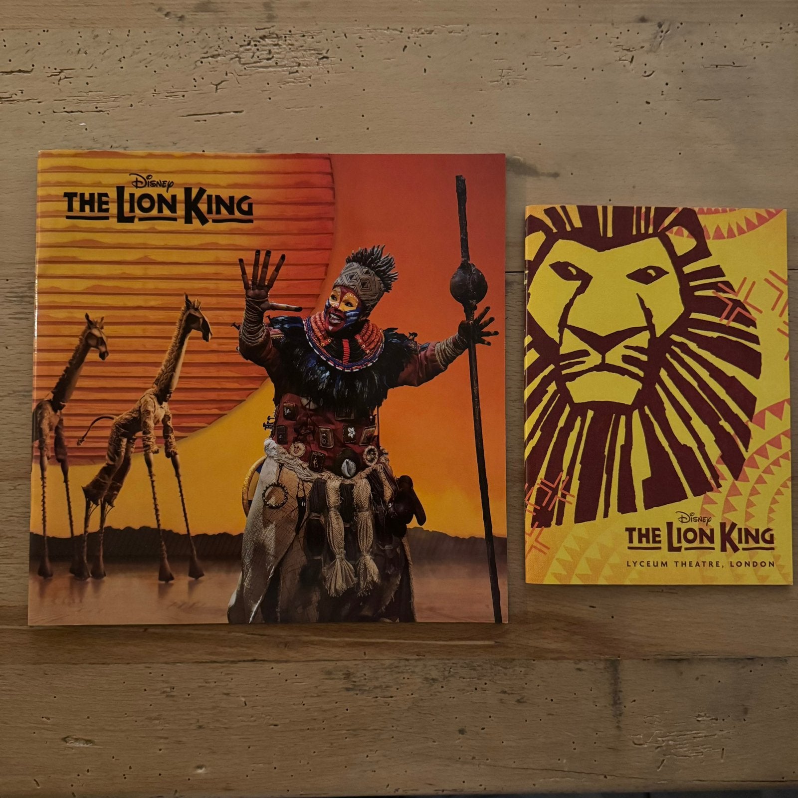 Musical The Lion King (EN) - Programma en Souvenir boekje, Verzamelen, Verzenden, Zo goed als nieuw