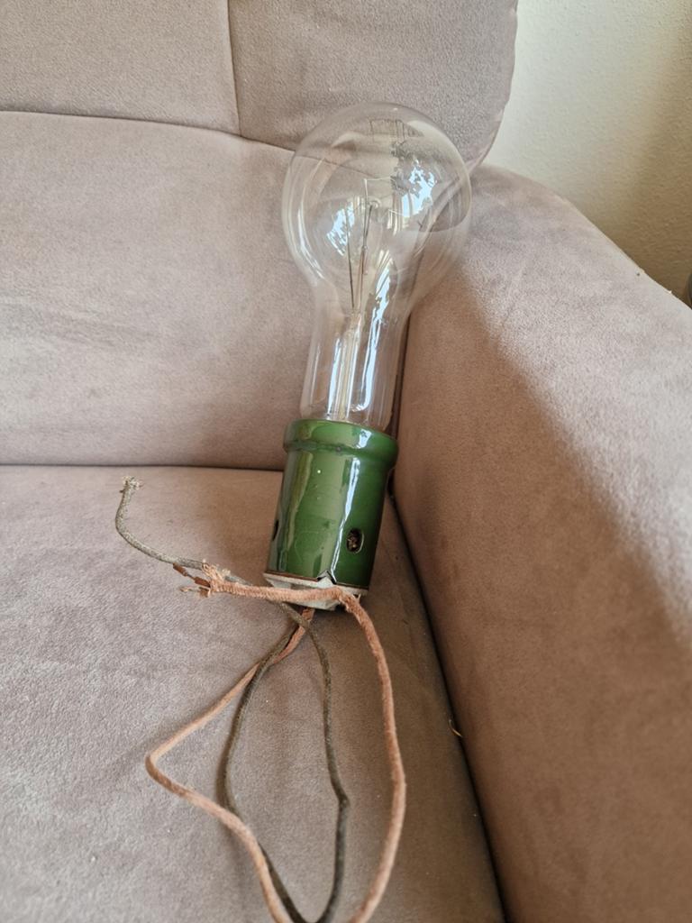 . Vintage Philips industriële lamp / werkplaatslamp – 125V –, Antiek en Kunst, Ophalen of Verzenden