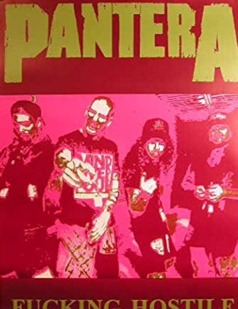 Pantera Hostile Promo Poster, Ophalen of Verzenden, Zo goed als nieuw