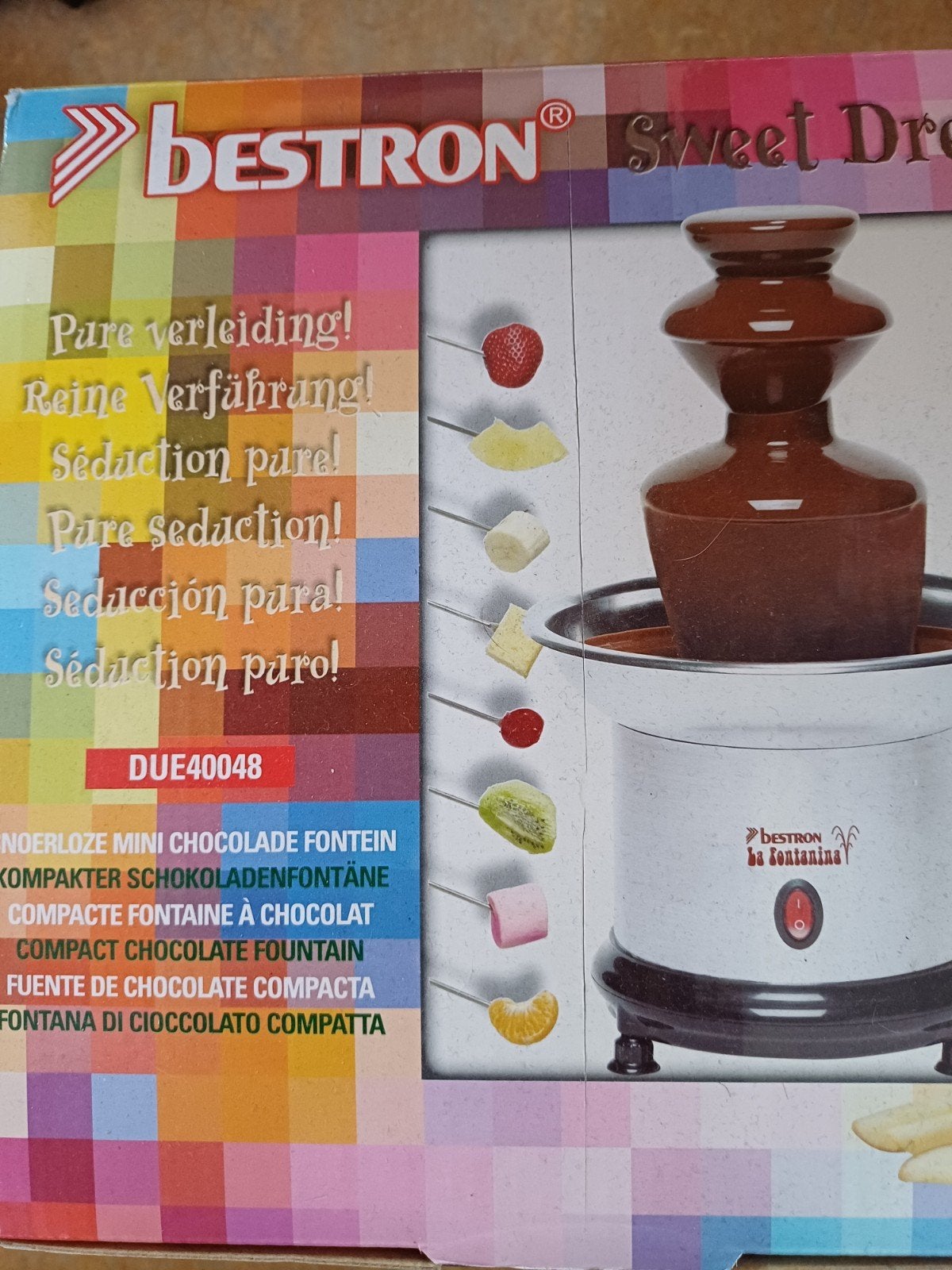 Bestron Mini Chocoladefontein - Pure Verleiding!, Ophalen, Nieuw