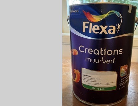 Flexa muurverf extra mat; kleur: Lichtgrijs, Ophalen of Verzenden, Nieuw, Grijs, Verf