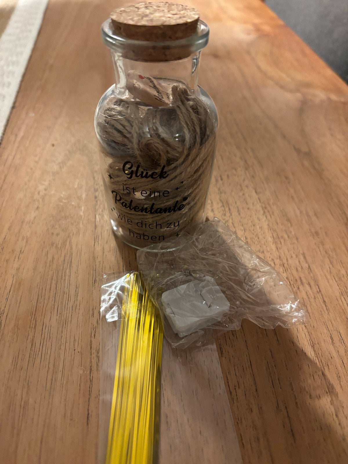 flesje met touw en toebehoren en ledverlichting, Ophalen of Verzenden, Nieuw