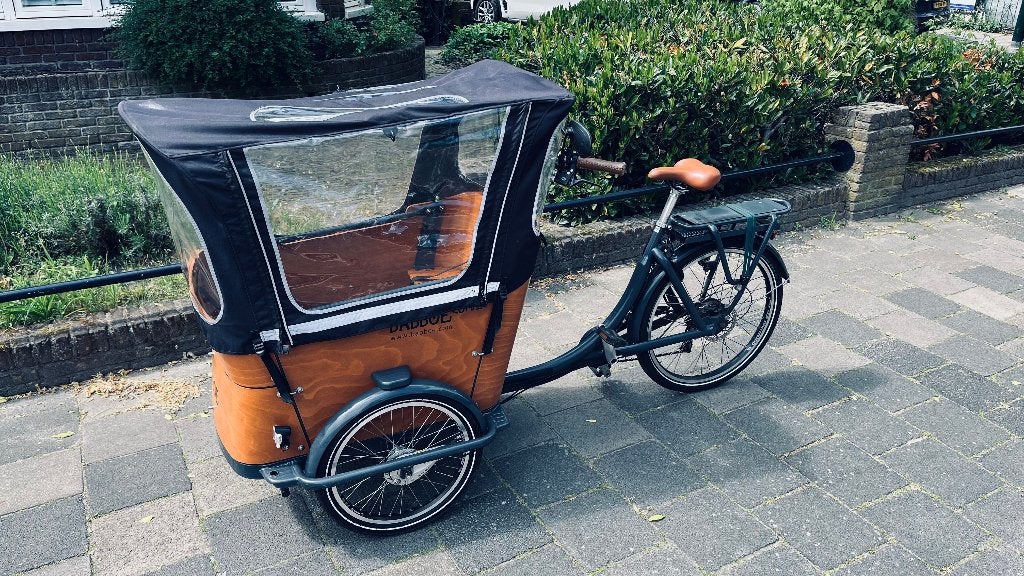 Babboe Ecurve cargo bike, Ophalen, 4 kinderen of meer, Elektrisch, Zo goed als nieuw