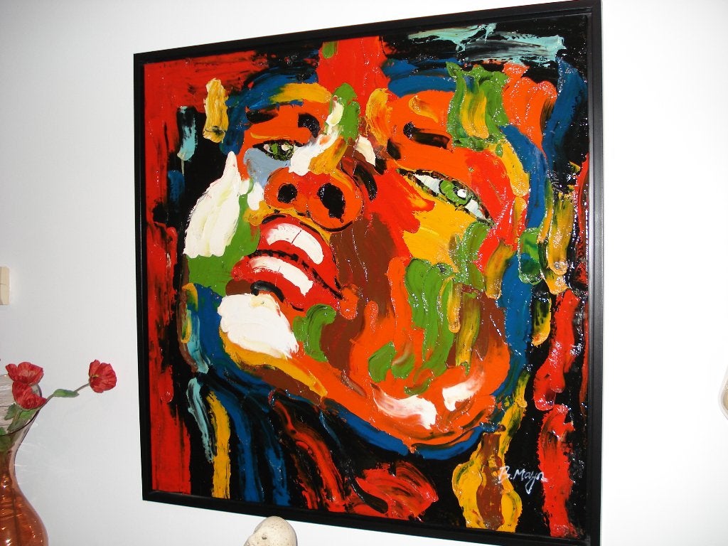 Modern schilderij, koopje, Ophalen, Gesigneerd