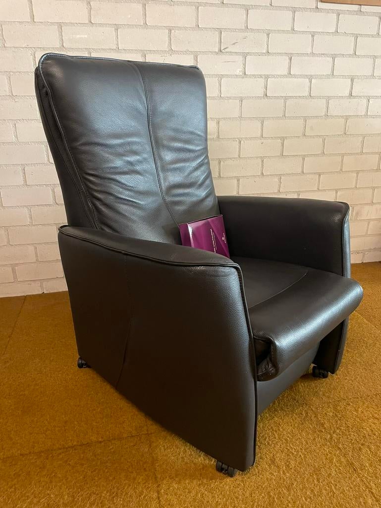 Prominent Fauteuil, Huis en Inrichting, Fauteuils, Ophalen, Leer, Zo goed als nieuw, 50 tot 75 cm