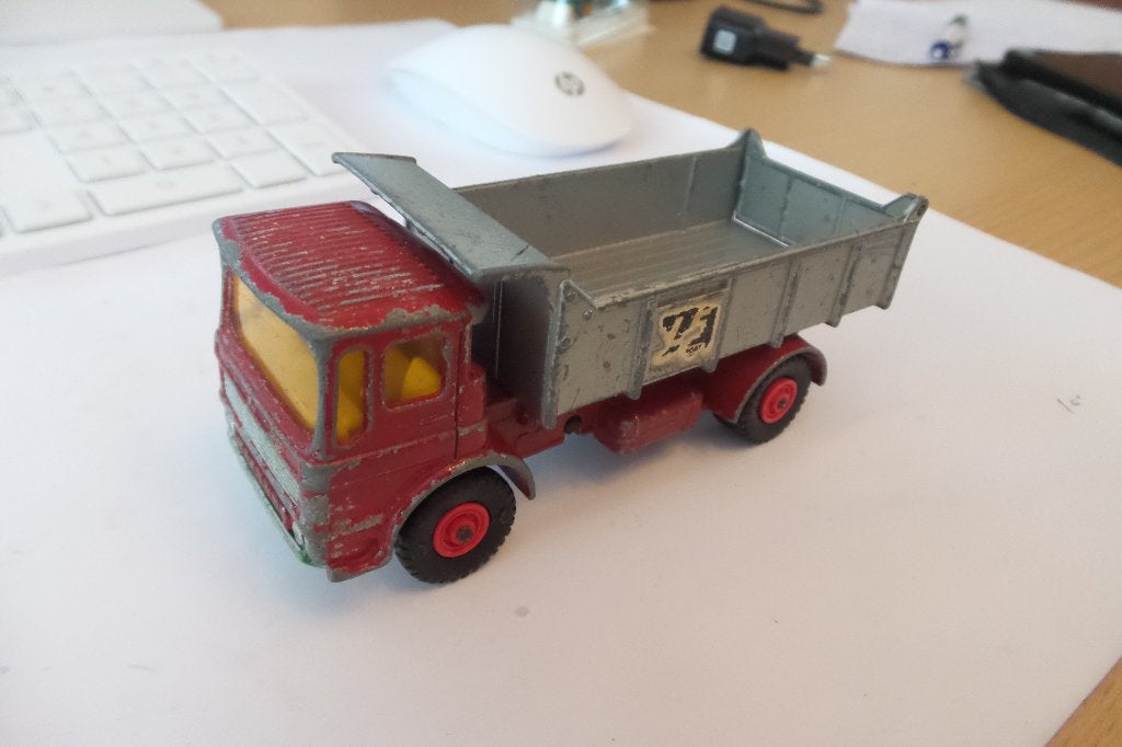 matchbox kingsize leyland kipper, Ophalen of Verzenden, Gebruikt, Bus of Vrachtwagen, Matchbox