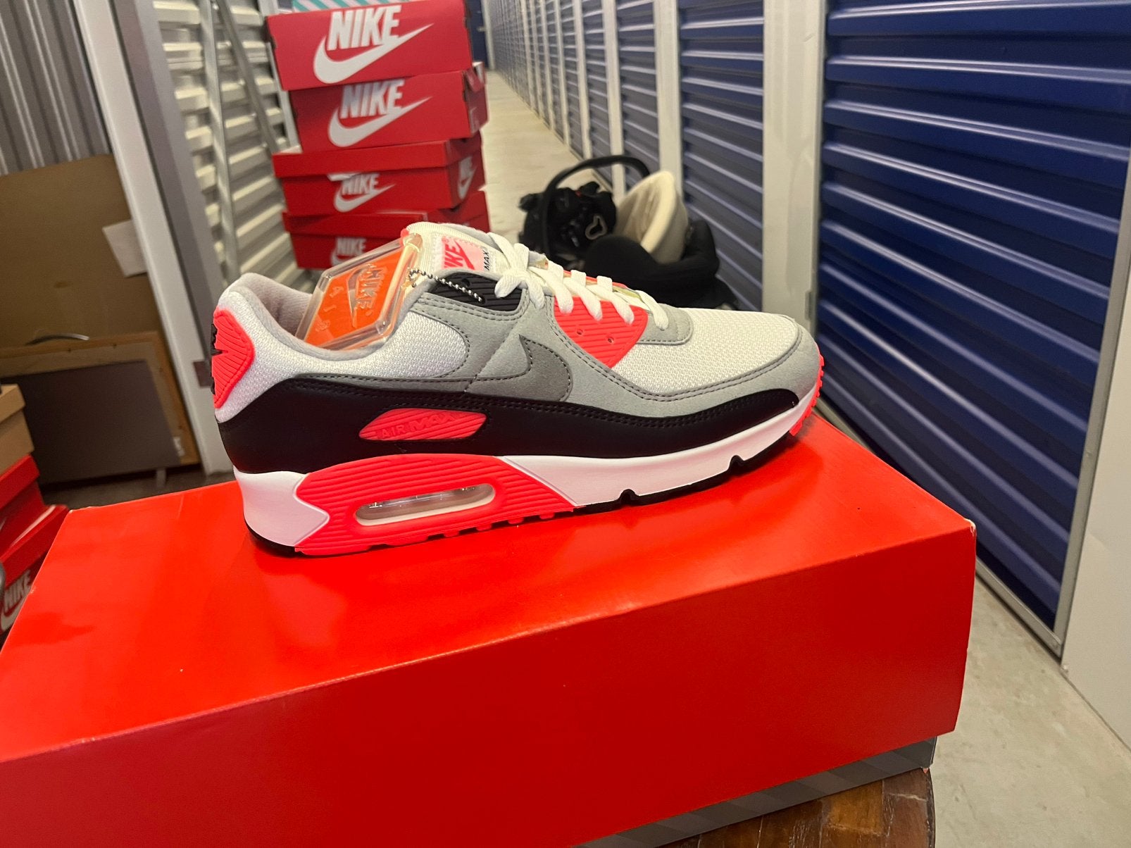 Air max 90 infrared maat 46 ongedragen. 300 ex verzenden, Ophalen of Verzenden, Nieuw