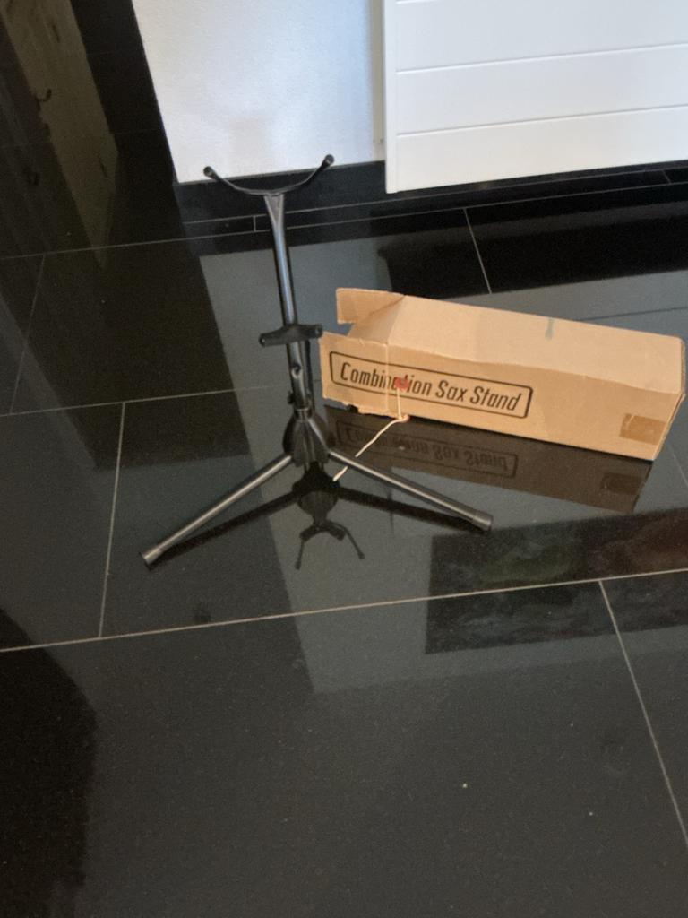 Combinatie Saxofoon Standaard, Ophalen of Verzenden, Gebruikt, Overige soorten
