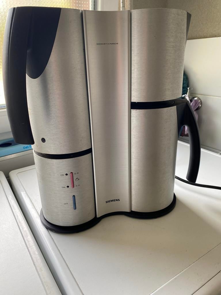 Siemens Koffiezetapparaat F.A. Porsche Design, Gebruikt, Koffiemachine, Gemalen koffie, Ophalen of Verzenden
