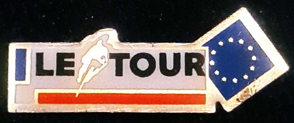 Le Tour pin met vlag- epoxy, Verzenden, Nieuw, Sport, Speldje of Pin