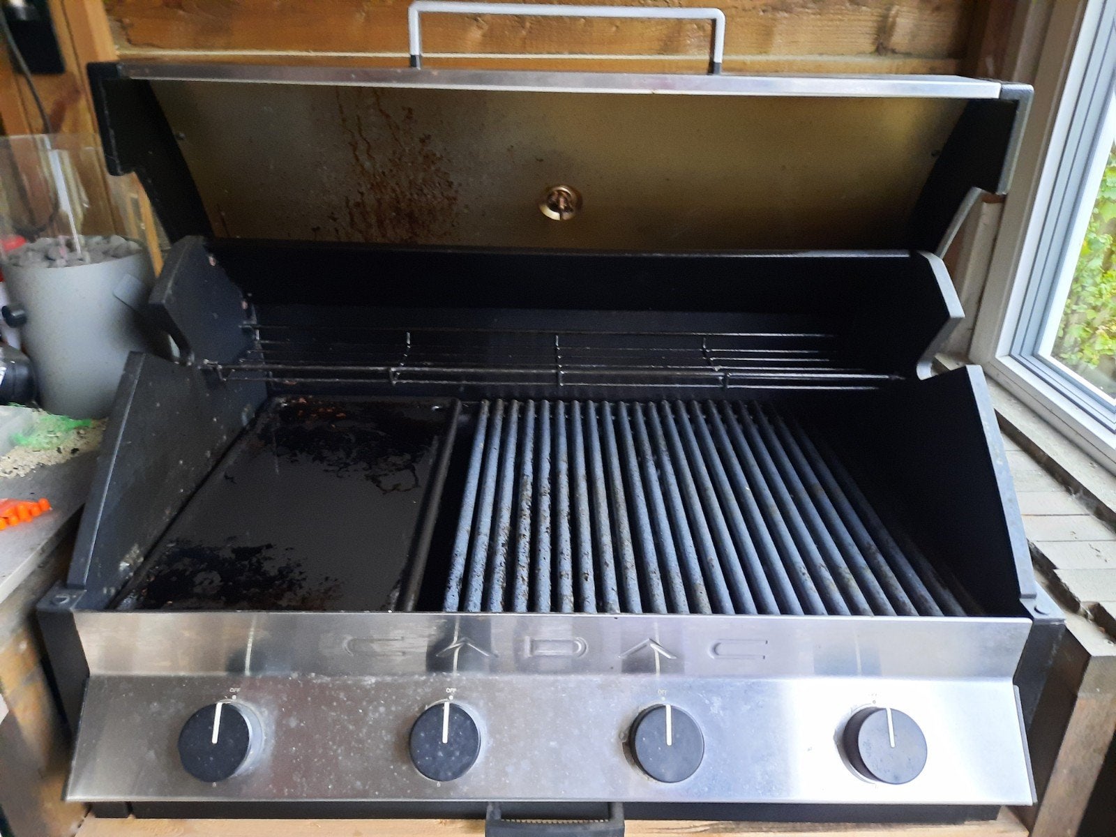 Cadac gas bbq, Ophalen