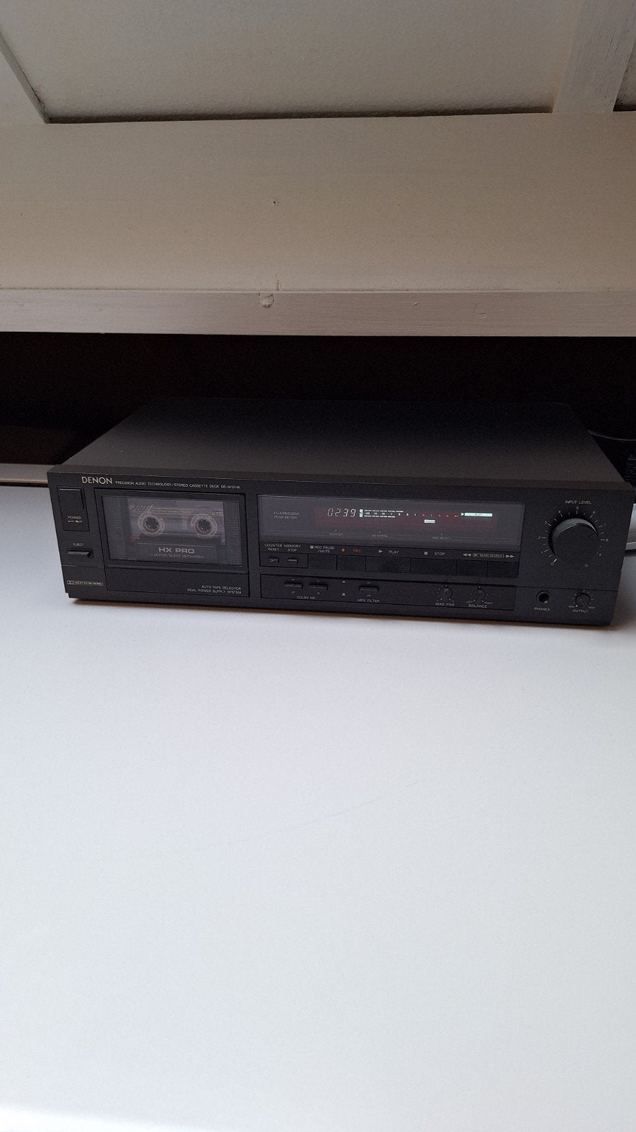 Denon DR-M12HX Cassettedeck - HX Pro, Tiptoetsen, Audio, Tv en Foto, Cassettedecks, Ophalen of Verzenden, Enkel, Denon, Tiptoetsen