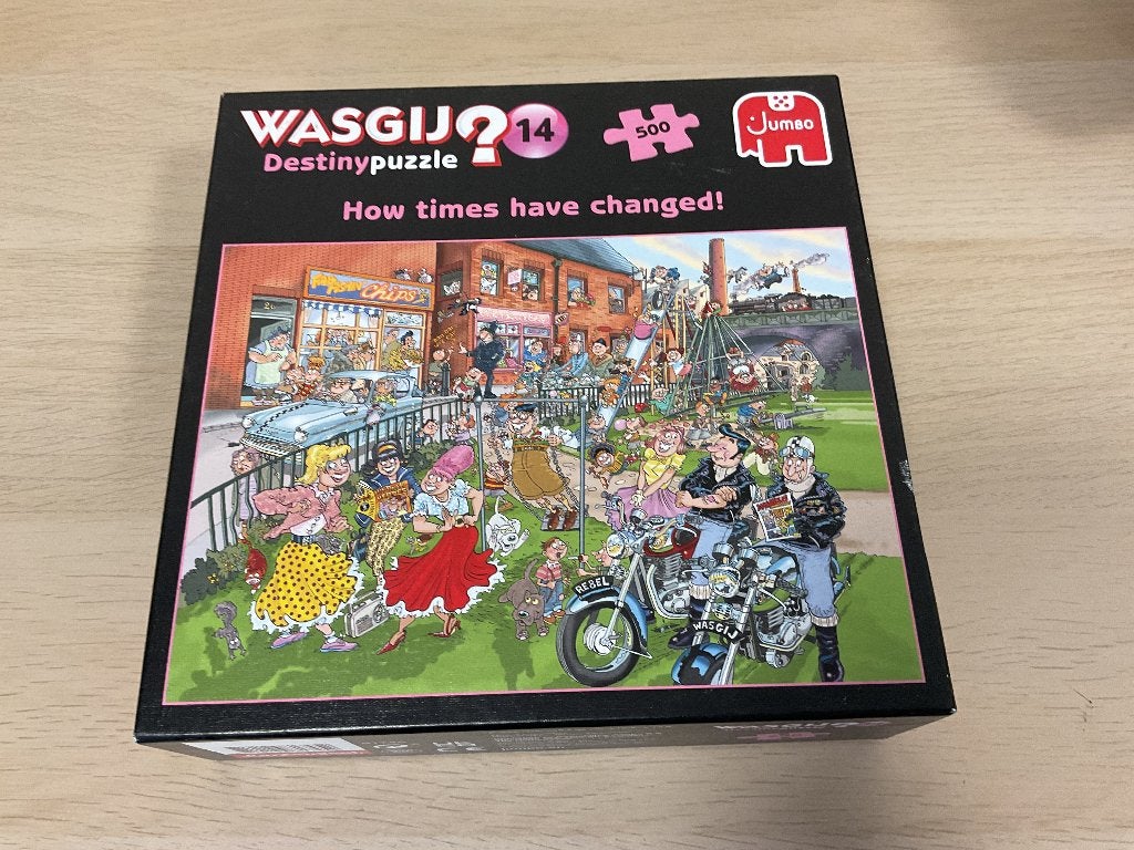 Wasgij puzzel 500 stukjes, Hobby en Vrije tijd, Denksport en Puzzels, Ophalen, 500 t/m 1500 stukjes, Zo goed als nieuw, Legpuzzel