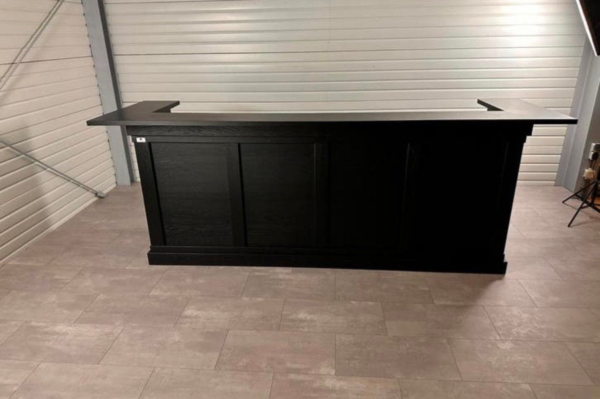 Luxe Bar 300 cm | Mancave Bar | Horeca Bar | Zwart