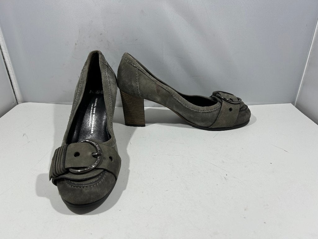 Kennel & Schmenger, maat 40, modieuze grijze pumps, Verzenden, Zo goed als nieuw, Schoenen met hoge hakken, Grijs