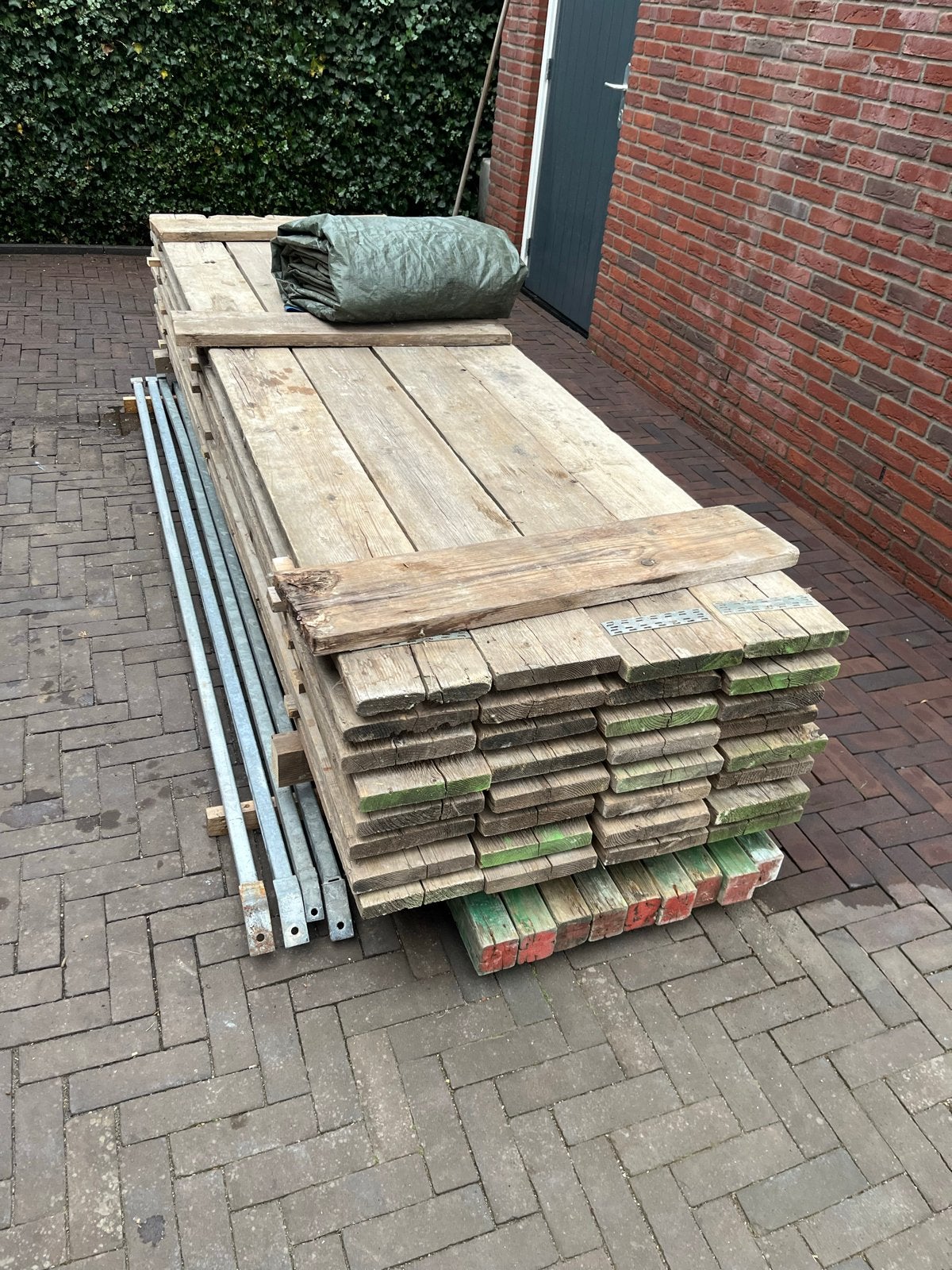 Steigerplanken 3 meter en metselprofielen te huur, Ophalen of Verzenden, Gebruikt, Overige typen, 2 tot 5 meter