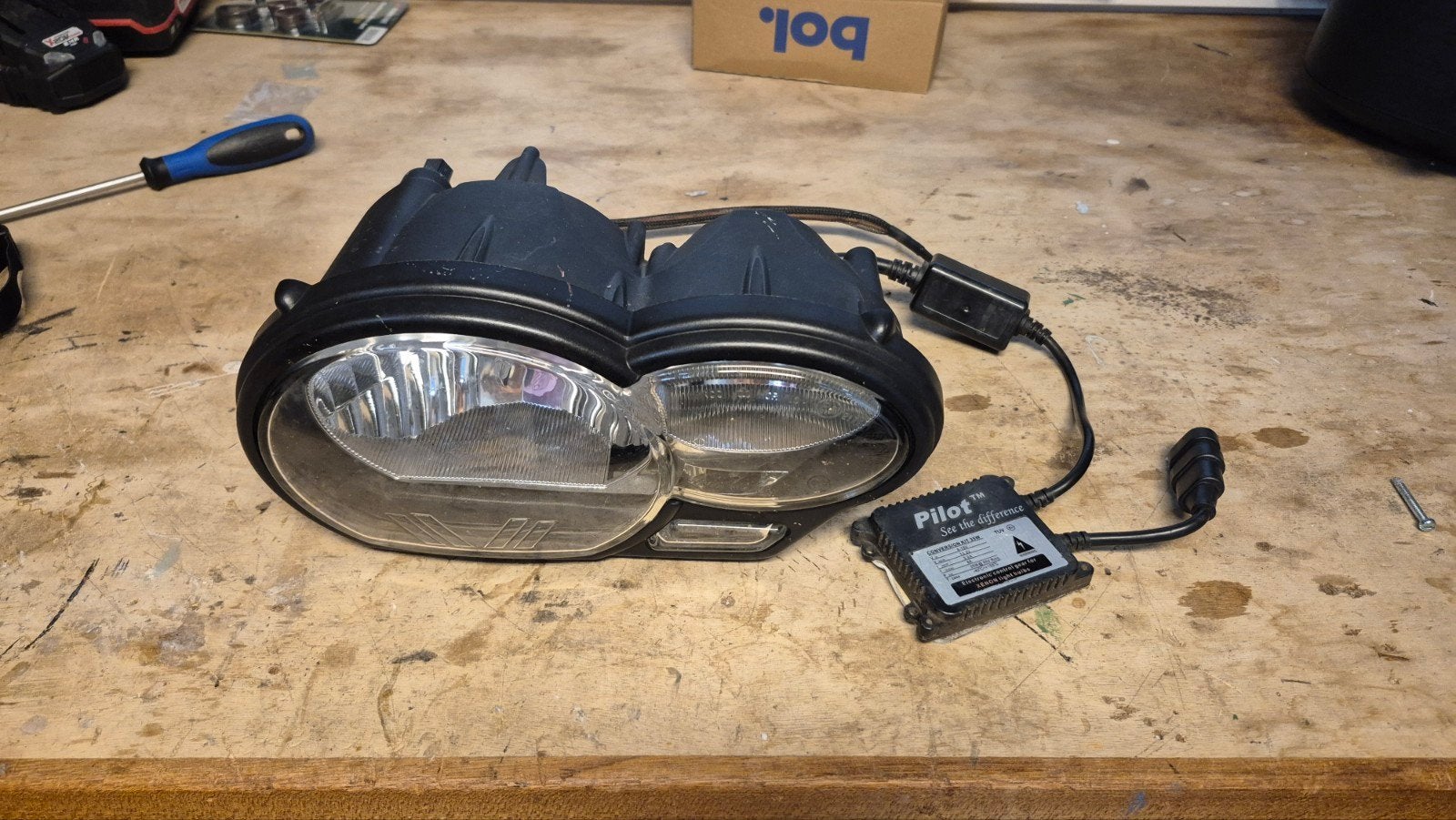 Originele BMW R1200GS koplamp – K25 – Xenon, Auto-onderdelen, Ophalen of Verzenden, Gebruikt, BMW